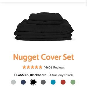 Nugget Cover Set in Blackbeard - Retired!